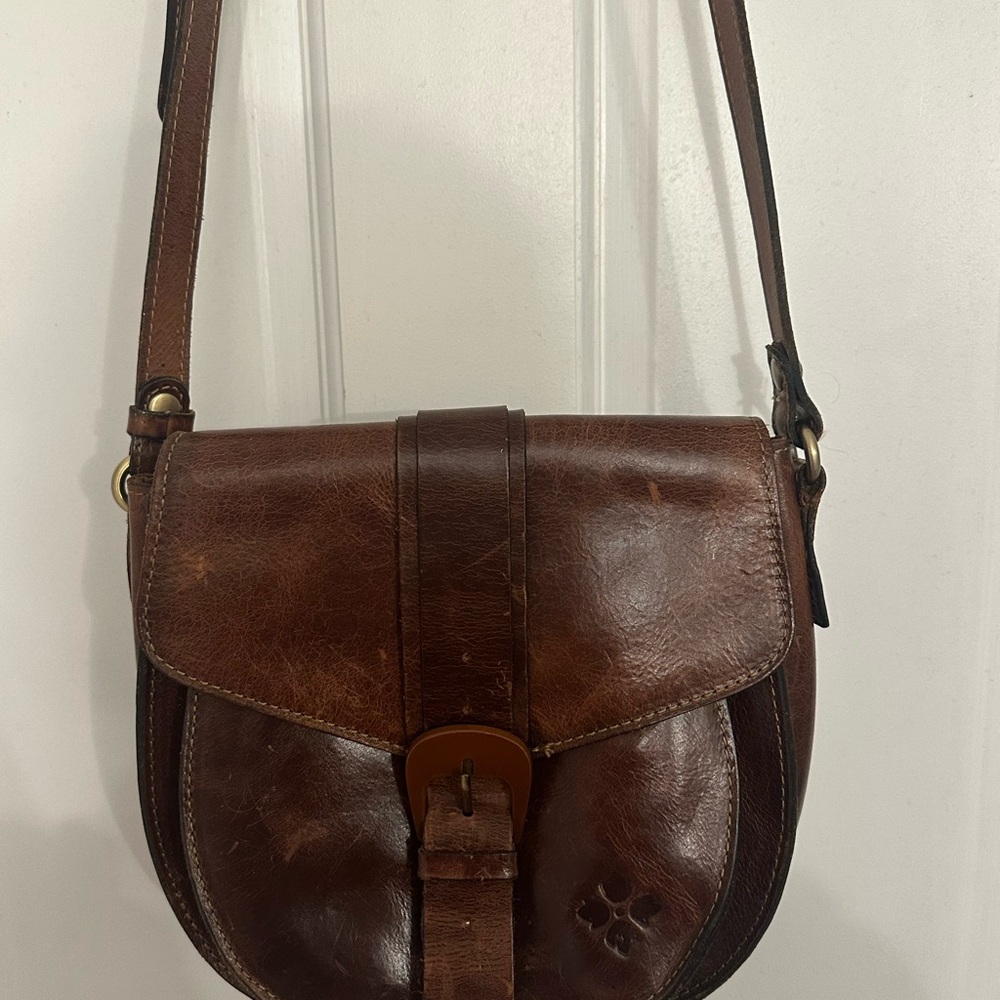 Brown Leather Crossbody Bag